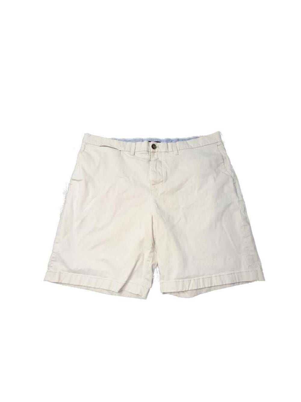 Tommy Hilfiger Men's Flat Front Chino Casual Walking Shorts Beige